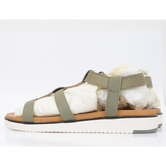 VIOLET & RED Tyree Women's 9 Green Gladiator Faux Leather Flat Sandal Vacay NEW - Picture 6 of 9